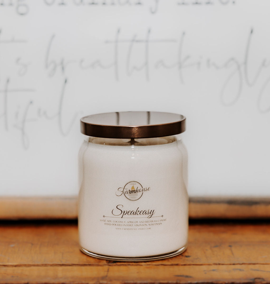 10 oz. Speakeasy Candle - Farmhouse Candle Company