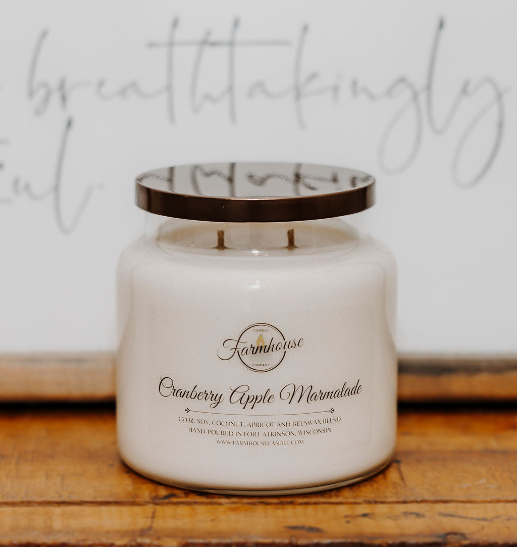 16 oz. Cranberry Apple Marmalade - Farmhouse Candle Company